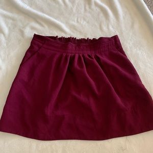 Maroon skirt